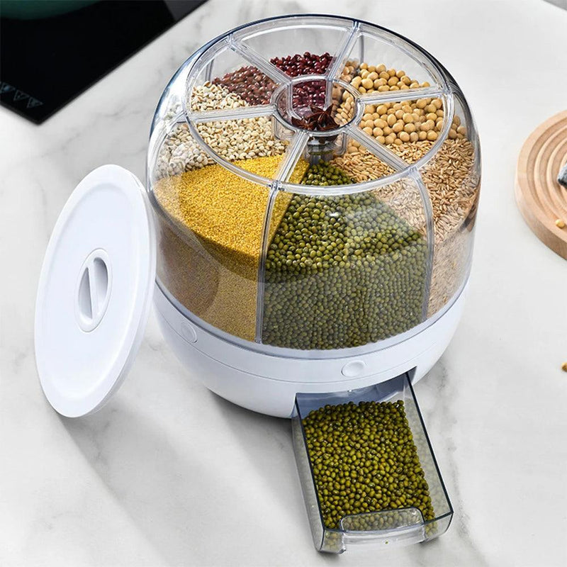 Dispenser de Alimentos Giratório + Brinde Exclusivo!