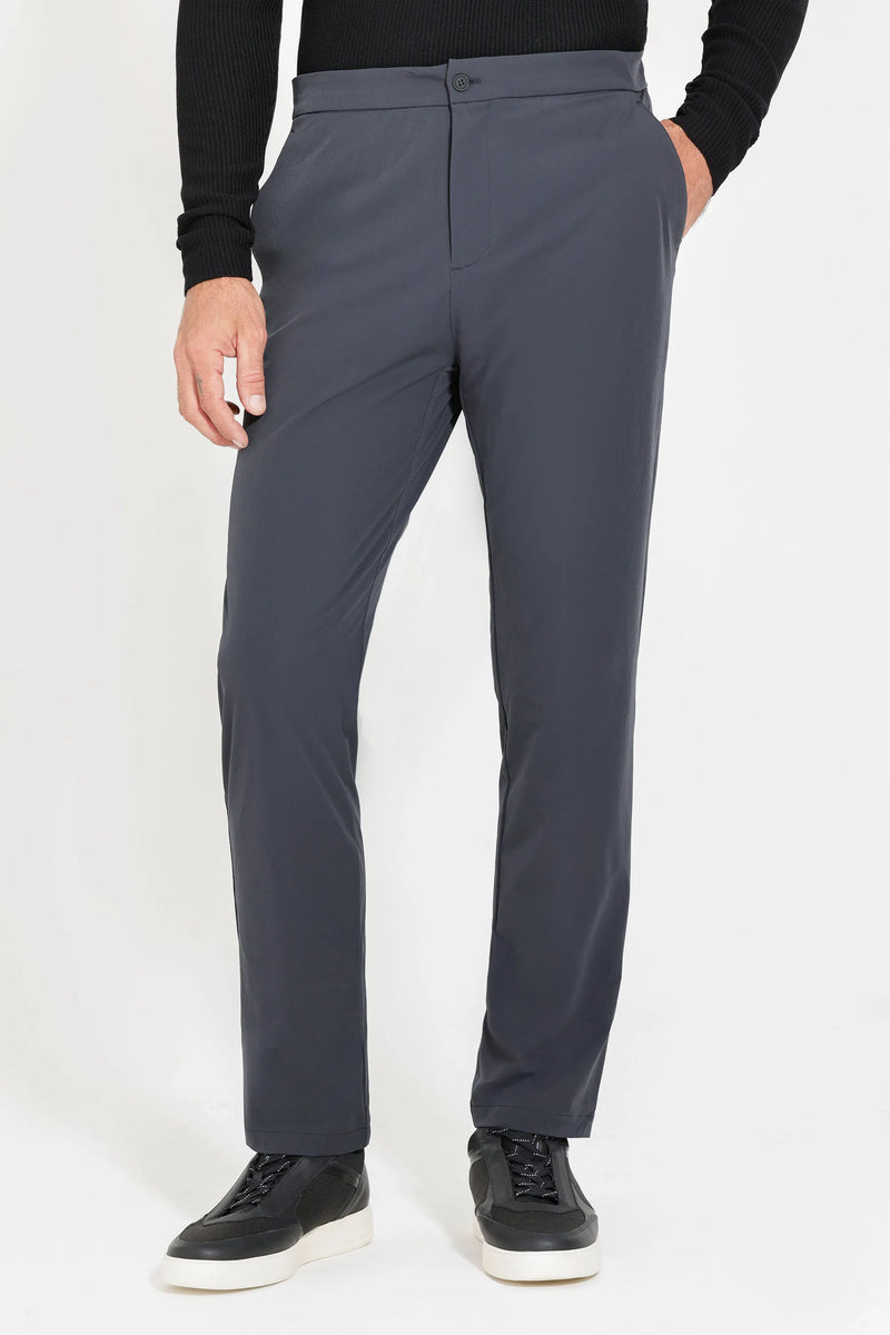Calça Alfaiataria Tech Jacquard Marinho