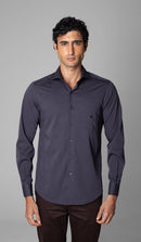 Camisa Manga Longa Lisa Fio A Fio