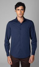 Camisa Manga Longa Lisa Fio A Fio