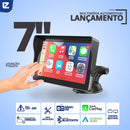 Multimídia Carro Universal Android e IOS com Tela 7P e Câmera de Ré