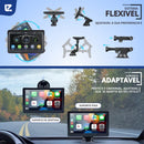 Multimídia Carro Universal Android e IOS com Tela 7P e Câmera de Ré