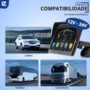 Multimídia Carro Universal Android e IOS com Tela 7P e Câmera de Ré