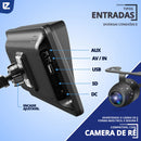Multimídia Carro Universal Android e IOS com Tela 7P e Câmera de Ré