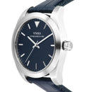 Relógio Vivara Heritage The One Automático Masculino Couro Azul