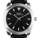 Relógio Vivara Heritage The One Automático Masculino Couro Preto