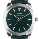 Relógio Vivara Heritage The One Automático Masculino Couro Verde